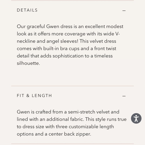 Gwen Velvet Dress from REVELRY NWT - Picture 3 of 3